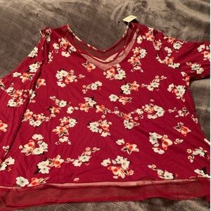 NWT 18/20 Lane Bryant Floral Tunic